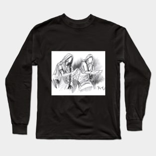 Gidda dancers grey Long Sleeve T-Shirt